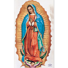 Our Lady of Guadalupe 8-UP Holy Card