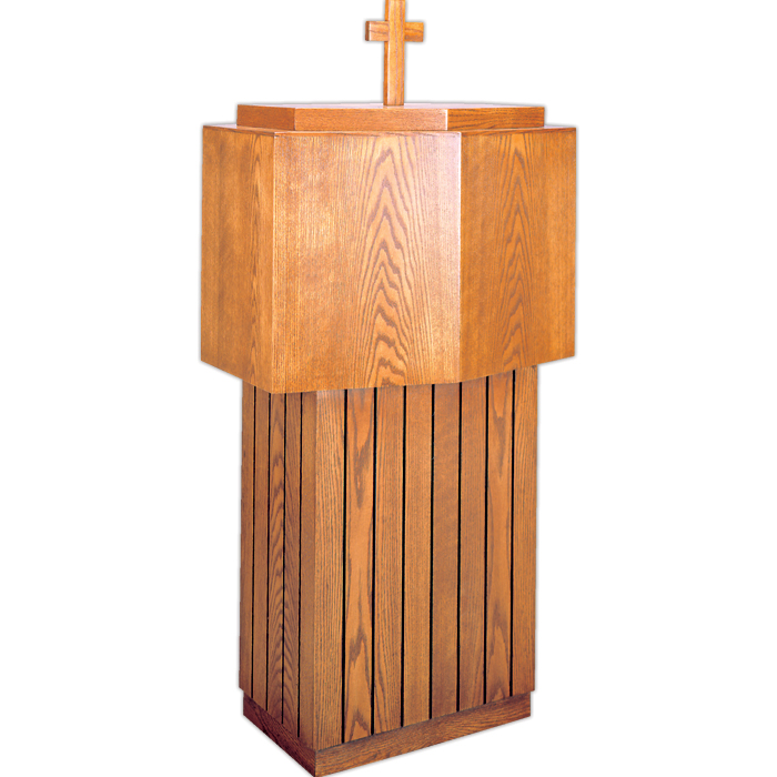Classic Wood Design Holy Baptismal Font
