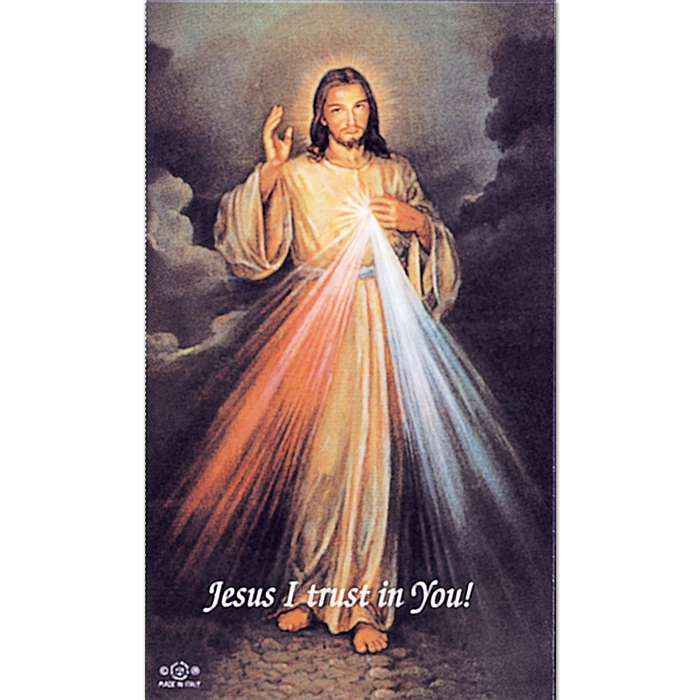 Divine Mercy 8-UP Holy Card