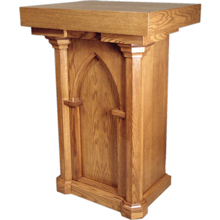 Wood Tabernacle Stand