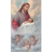 Baptism 8-UP Holy Card