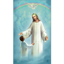 Baptism 8-UP Holy Card