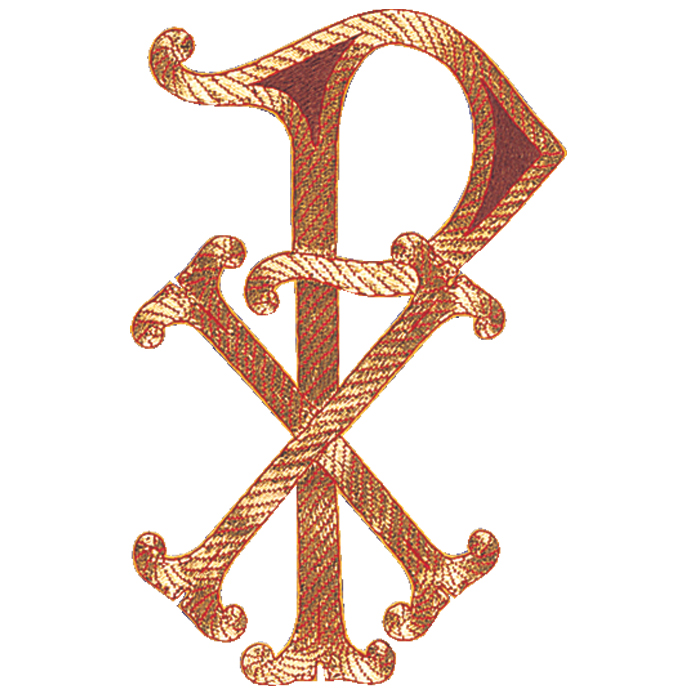 Chi Rho Applique