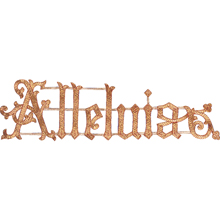 Alleluia Applique