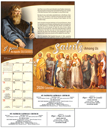 The Saints Among Us Calendar