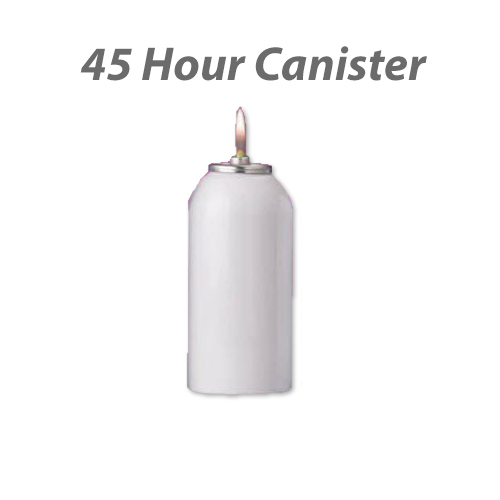 45 Hour Refillable Metal Liquid Paraffin Canister