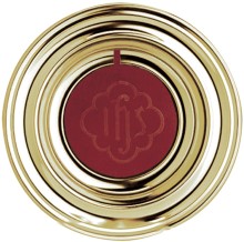 Economy Aluminum Brass Finish Offering Collection Plate