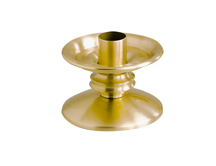 Satin Bronze Smooth Base Altar Candlestick