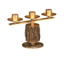 Bronze Wheat Candelabra