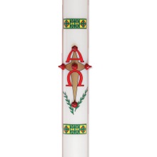 Verde Liquid Paraffin Paschal Candle Shell